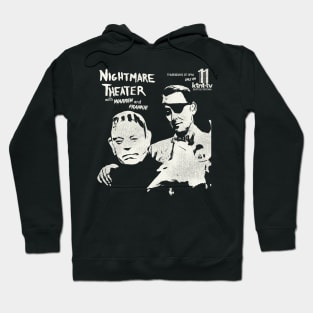 Nightmare Theater with Warren & Frankie Seattle Horror Hosts Hoodie